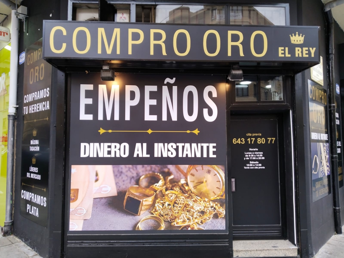 Compro Oro El Rey: la mayor tasación para tus joyas en el corazón de Pamplona