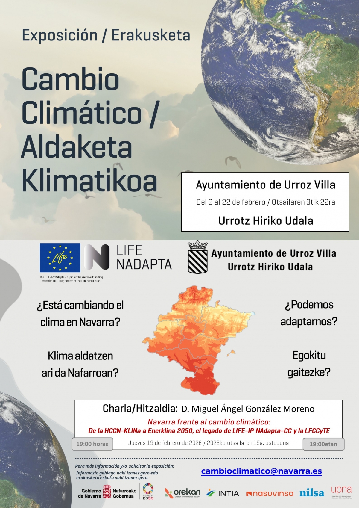 Urroz-Villa abre un espacio para entender y afrontar el cambio climático
