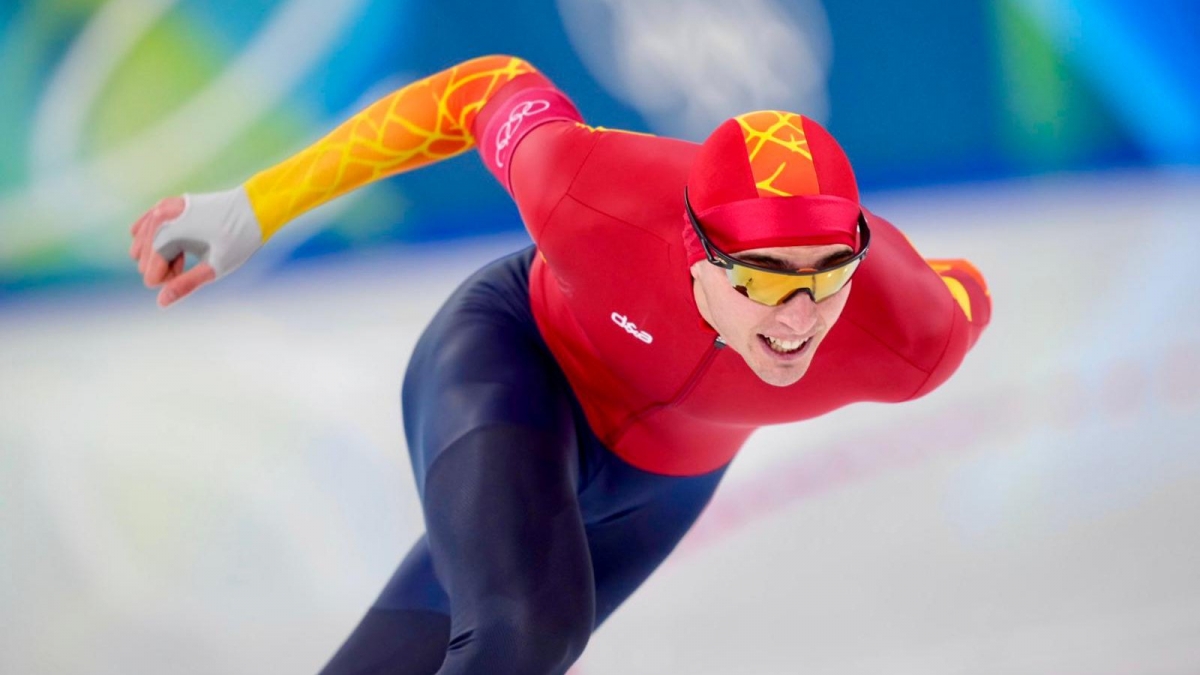 Un pamplonés hace historia sobre el hielo: Daniel Milagros estrena el patinaje de velocidad español en JJOO de Invierno