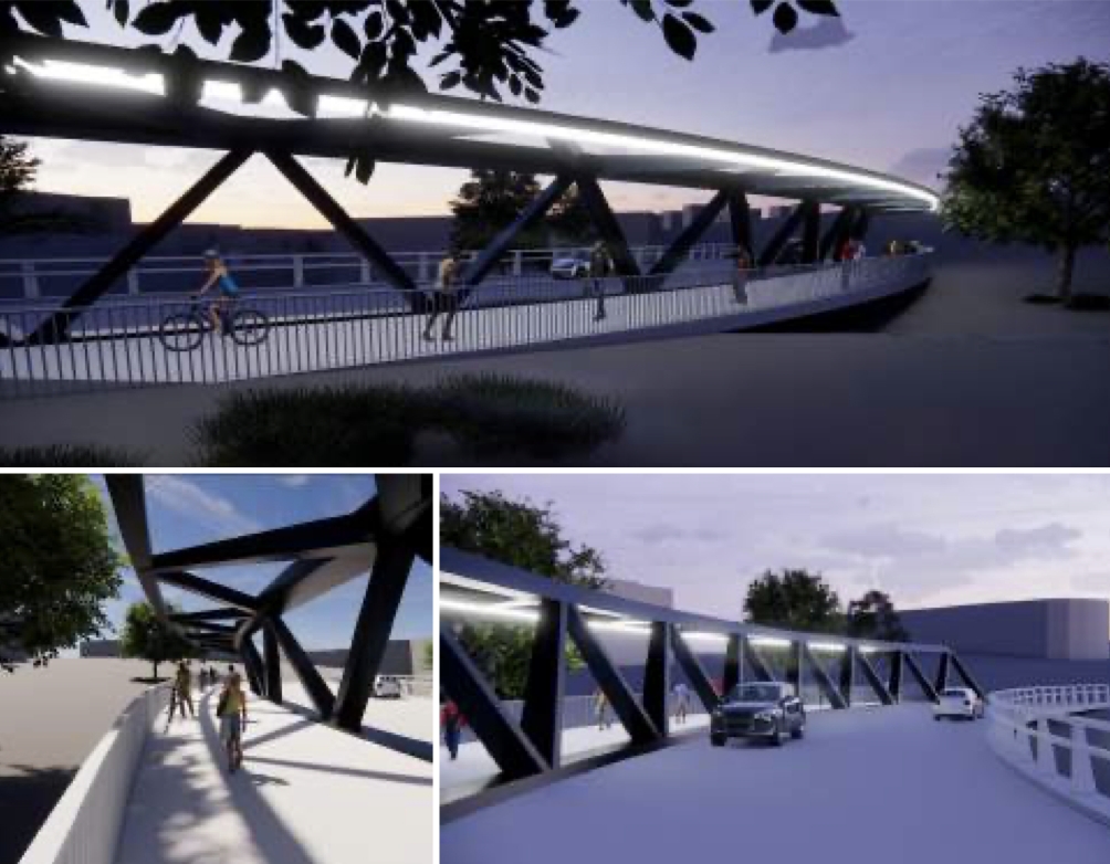 Así será el nuevo puente de San Andrés en Villava para blindar al barrio de Ultzama frente a las riadas