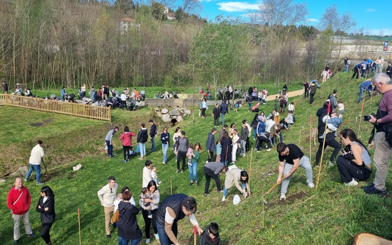 Astigarraga celebra el día del árbol el 22 de febrero con la plantación de ejemplares para los nacidos en 2025