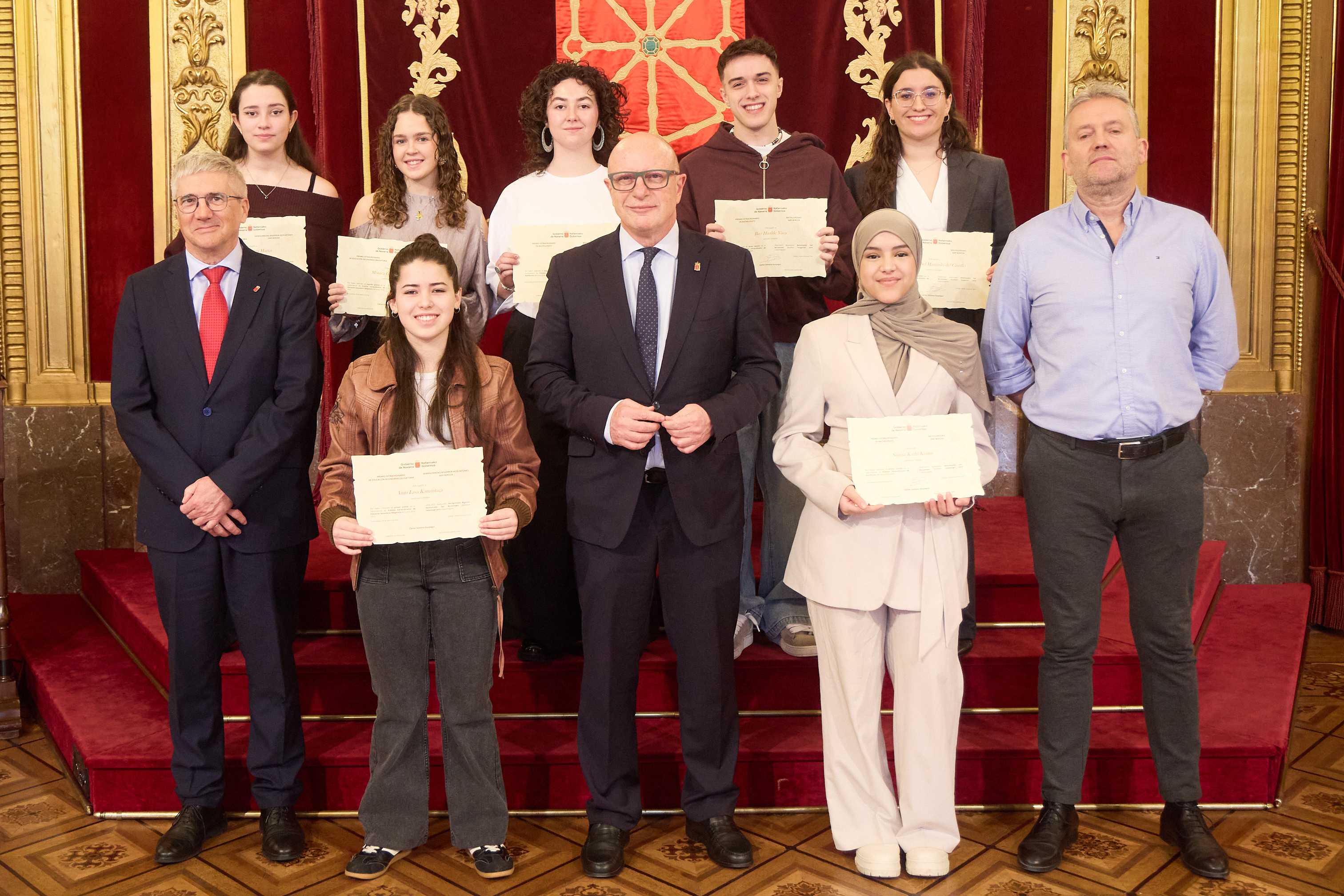 Seis estudiantes navarros reciben los Premios Extraordinarios de Educación Secundaria y Bachillerato