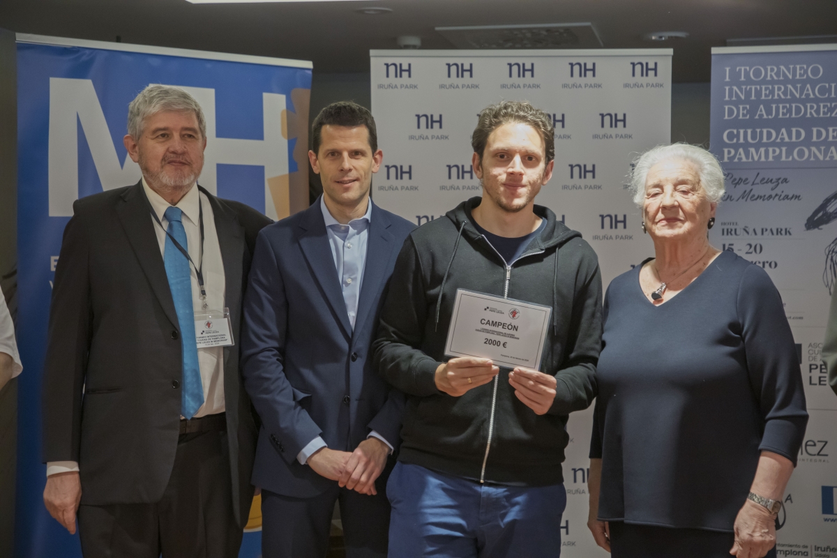 El Gran Maestro cubano Carlos Albornoz conquista el primer torneo internacional de ajedrez Ciudad de Pamplona