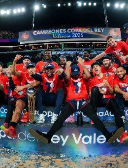 Vitoria-Gasteiz celebra este martes el séptimo título de Copa del Rey del Kosner Baskonia