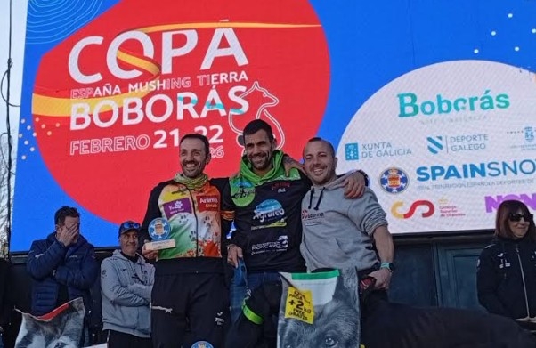 Triunfo navarro en la Copa de España de Mushing Tierra con la victoria de Pablo Ramas en Galicia