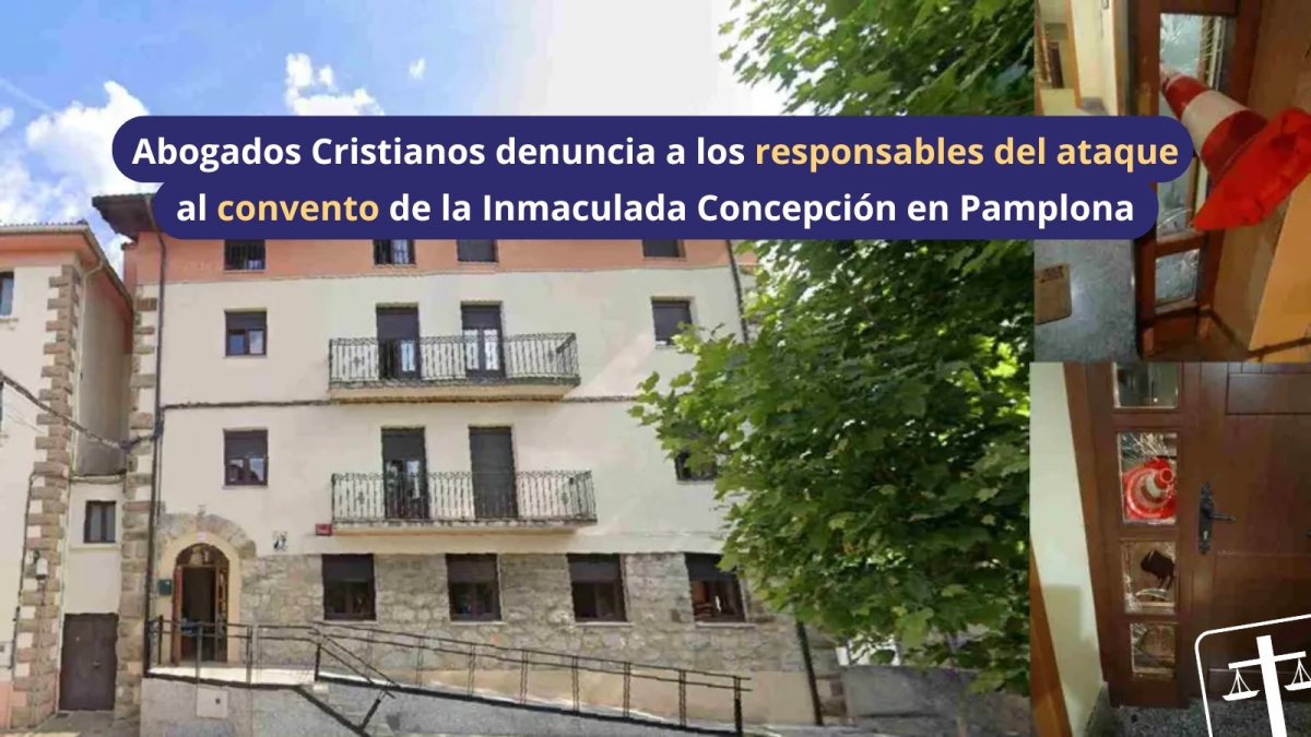 Denuncian un ataque a un convento en Etxarri Aranatz