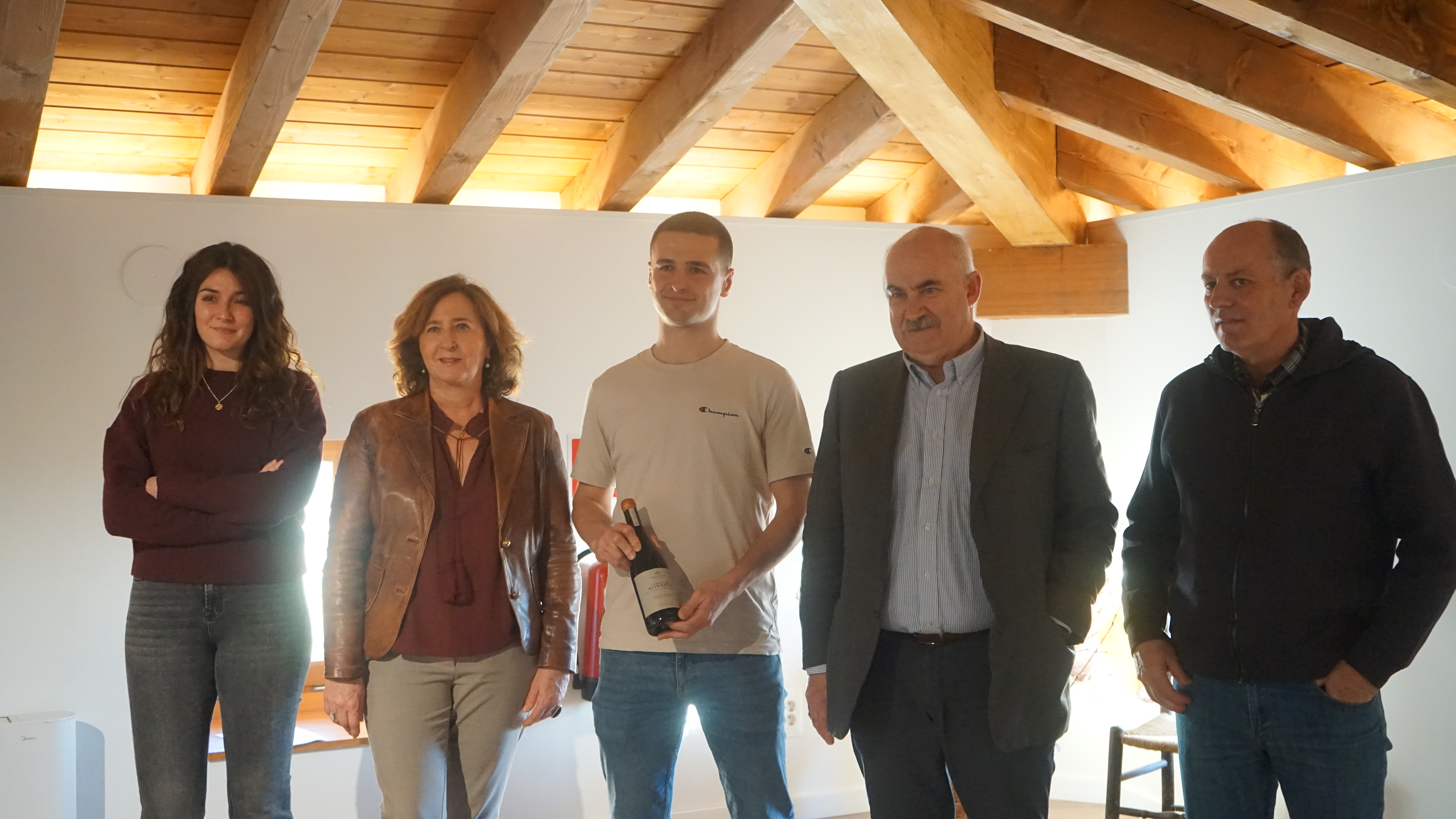 Presentado en San Martín de Unx 'Espacio Alpha', un proyecto pionero para el relevo generacional en el sector del vino