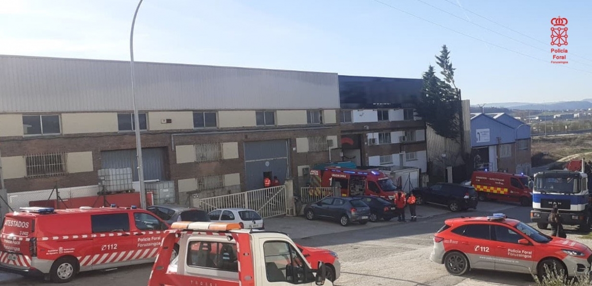 Trágico accidente mortal en una nave de Berrioplano: fallece un operario de 51 años tras caer en altura