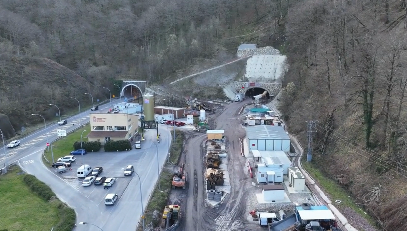 Cortes en la N-121-A por las obras del desdoblamiento de Belate