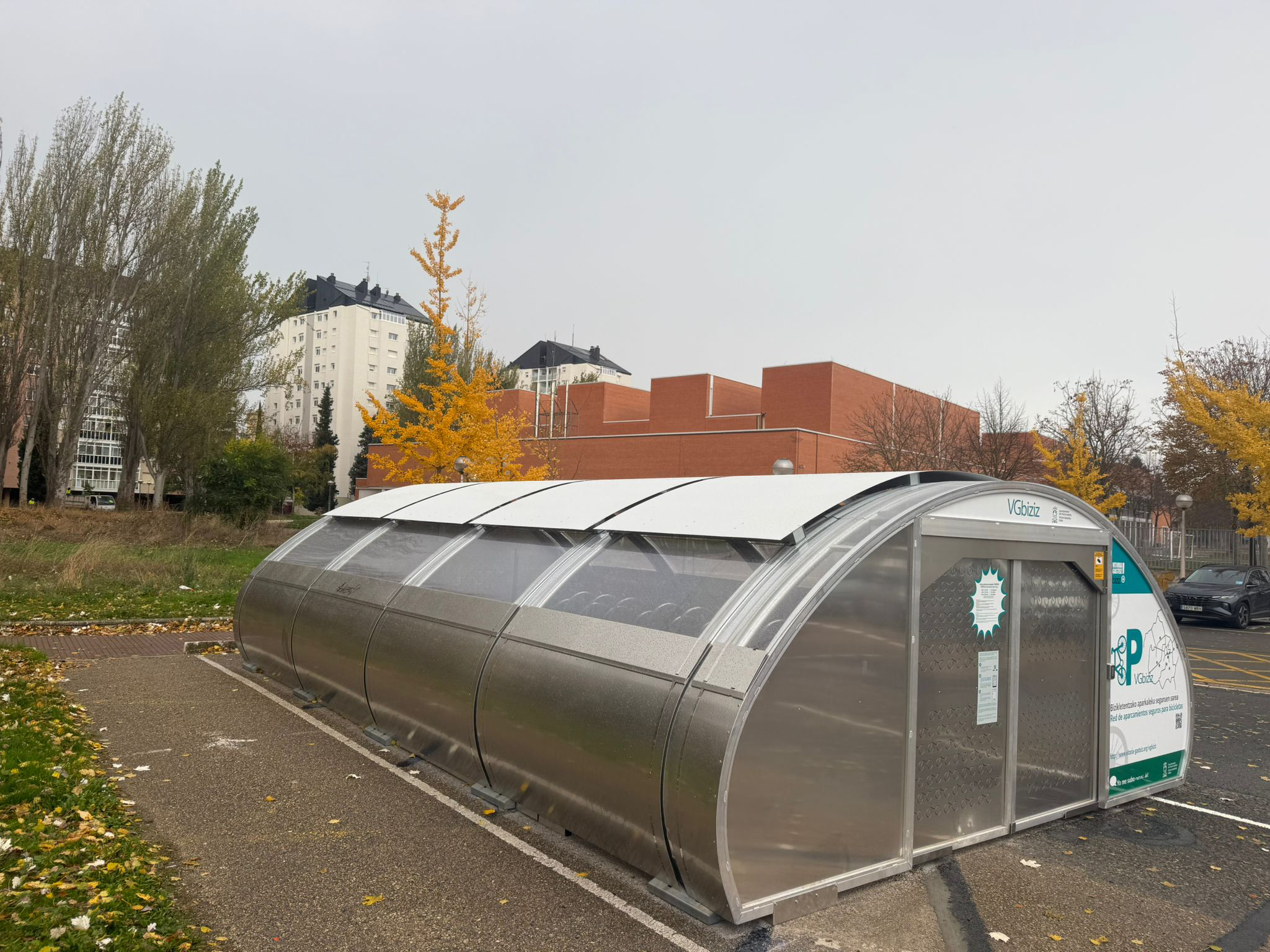 Pamplona incorporará dos nuevos aparcamientos cubiertos de bicicletas de San Jorge y Rochapea 