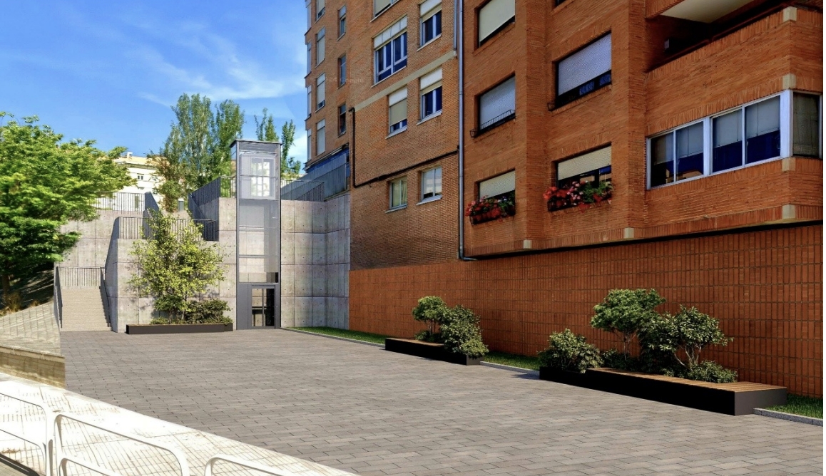 Pamplona impulsará un nuevo ascensor urbano entre Azpilagaña e Iturrama para sustituir las rampas mecánicas