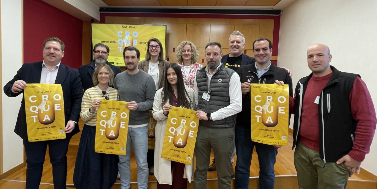 Aterriza la I Semana de la Croqueta de Álava con 44 bares participantes