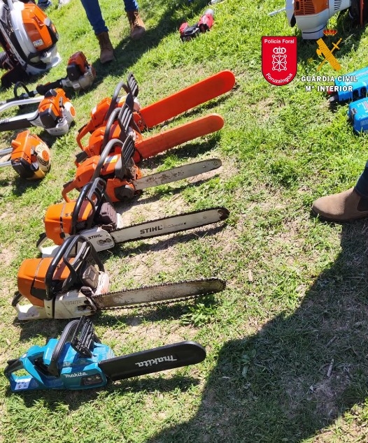 Un padre y sus dos hijos, investigados por asaltar nueve casetas de campo en la Ribera y el norte de Navarra