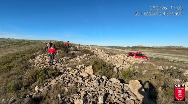 Investigan a un hombre en Tudela por caza furtiva con reclamos vivos y tenencia ilícita de armas de fuego