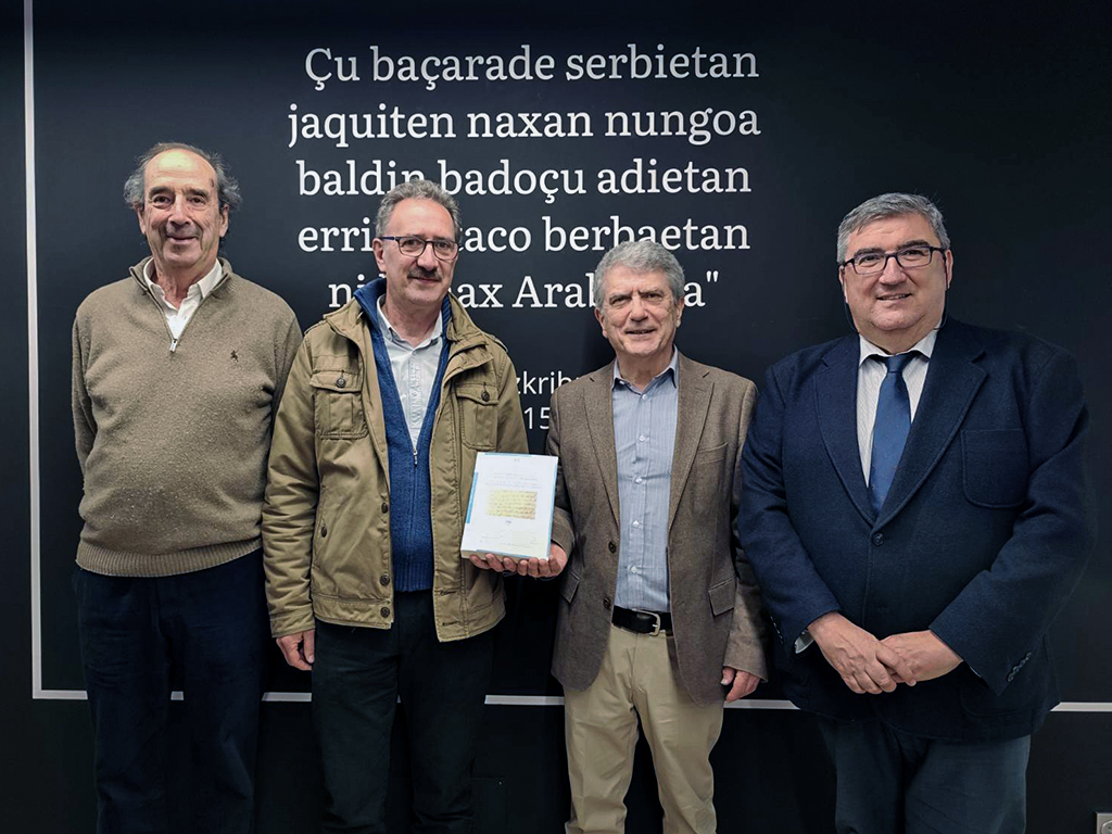Álava y Euskaltzaindia presentan una investigación sobre la relación histórica entre el euskera y el romance