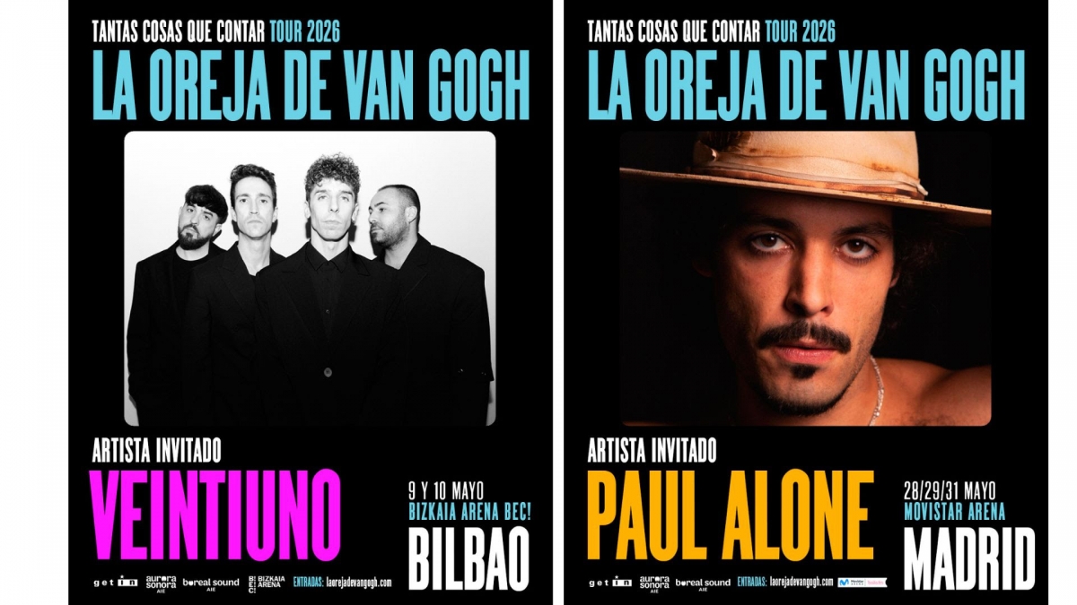 El pamplonés Paul Alone, artista invitado en la nueva gira de La Oreja de Van Gogh 