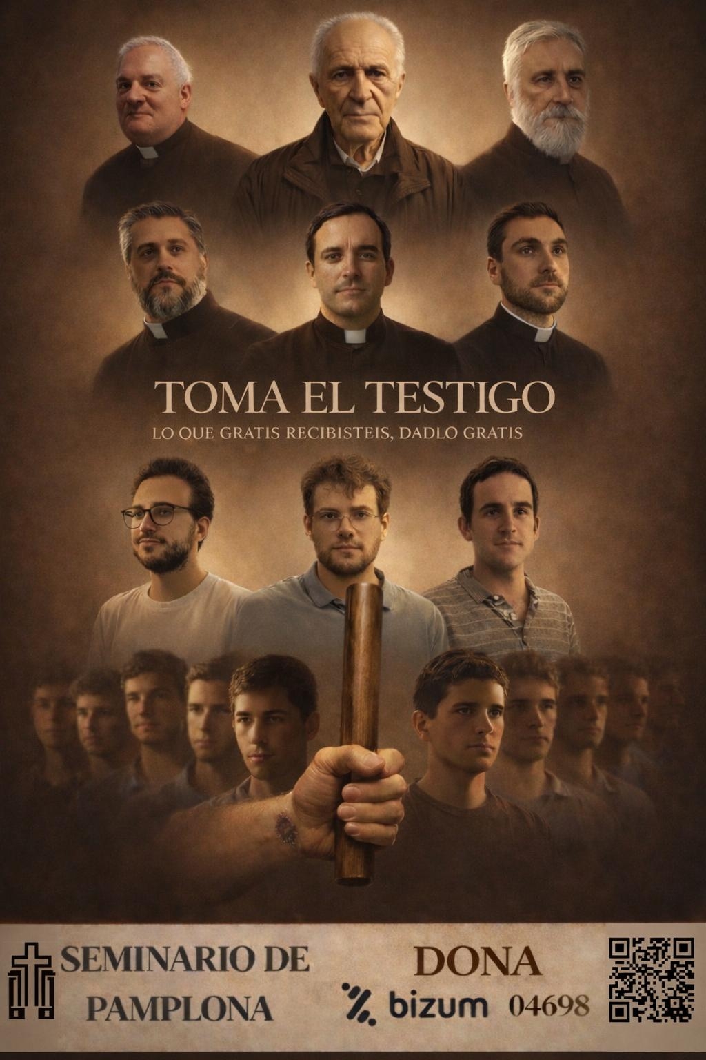 “Toma el testigo. Lo que gratis recibisteis, dadlo gratis”, lema del Día del Seminario que se celebra este domingo