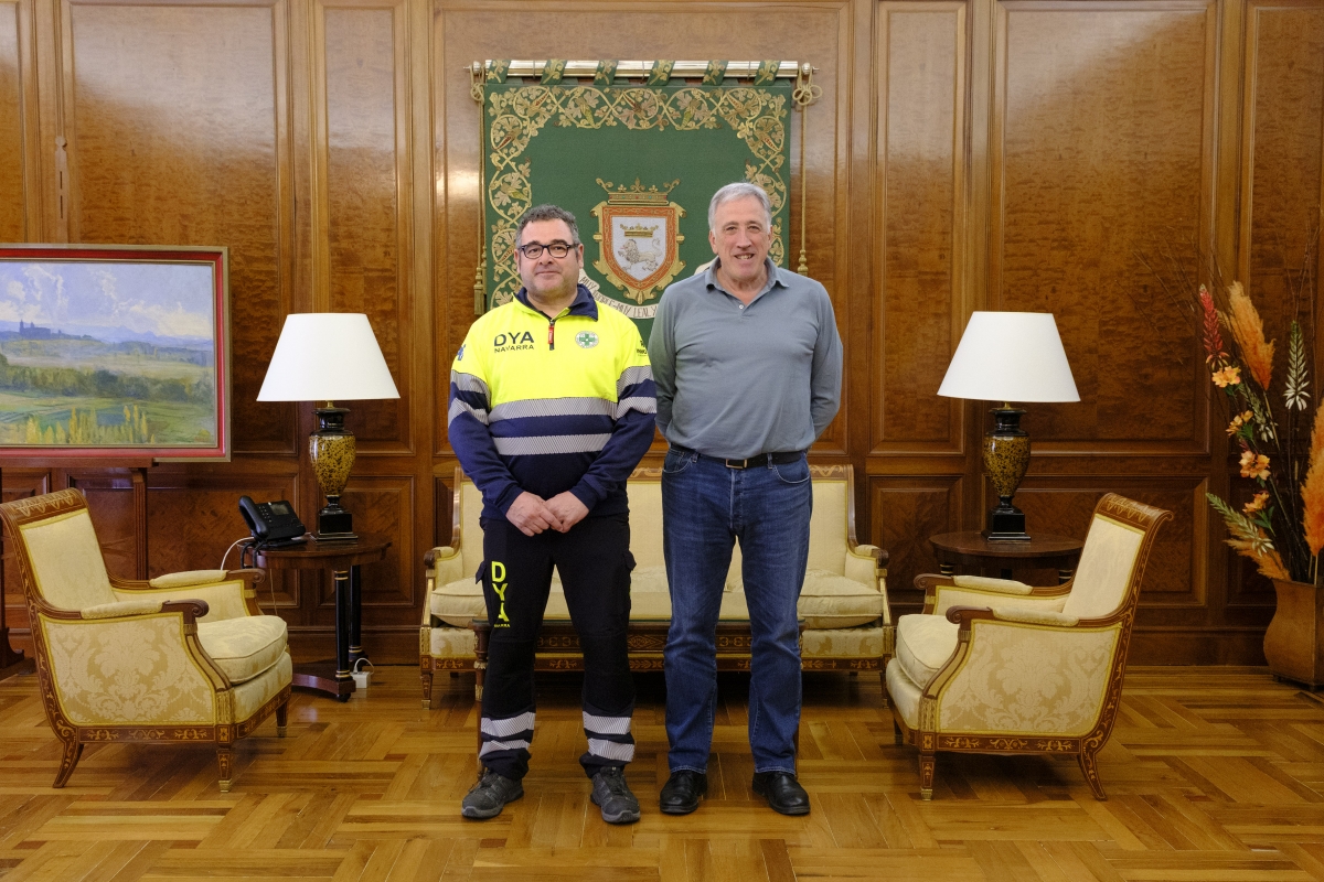 Pamplona y DYA Navarra renuevan su colaboración para 2026 en materia de protección civil