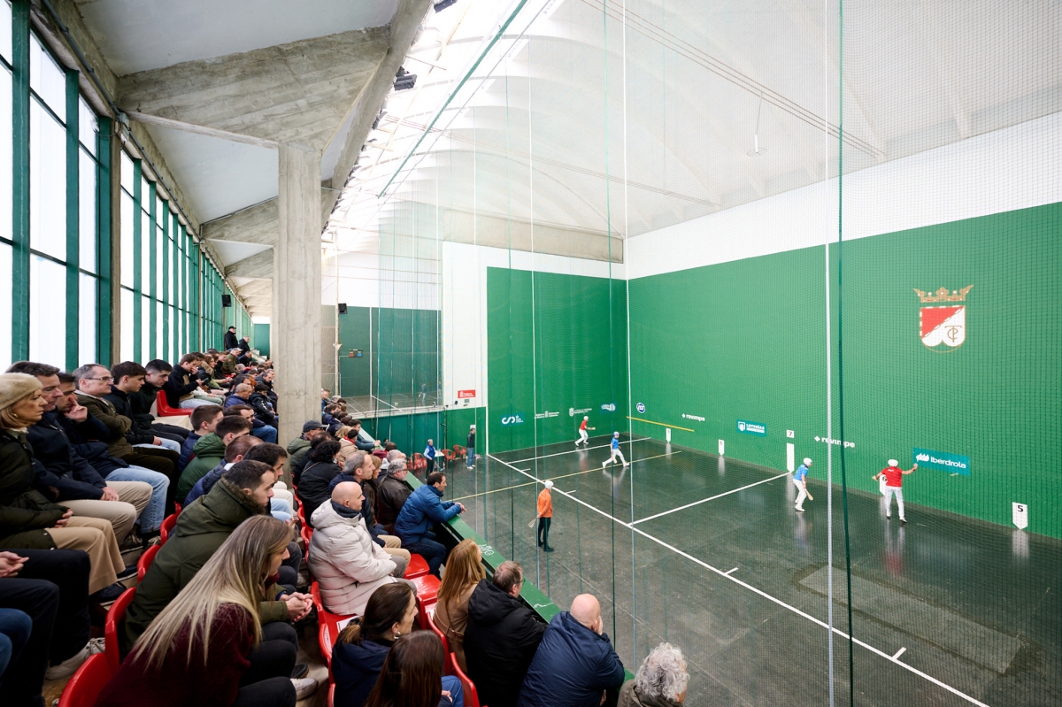 El Club Tenis Pamplona acoge con éxito la 87ª Copa del Rey de Pelota