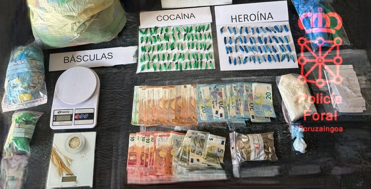 Detenidos en Peralta una anciana, de 80 años, y un hombre, de 64, por tráfico de drogas tras las quejas vecinales