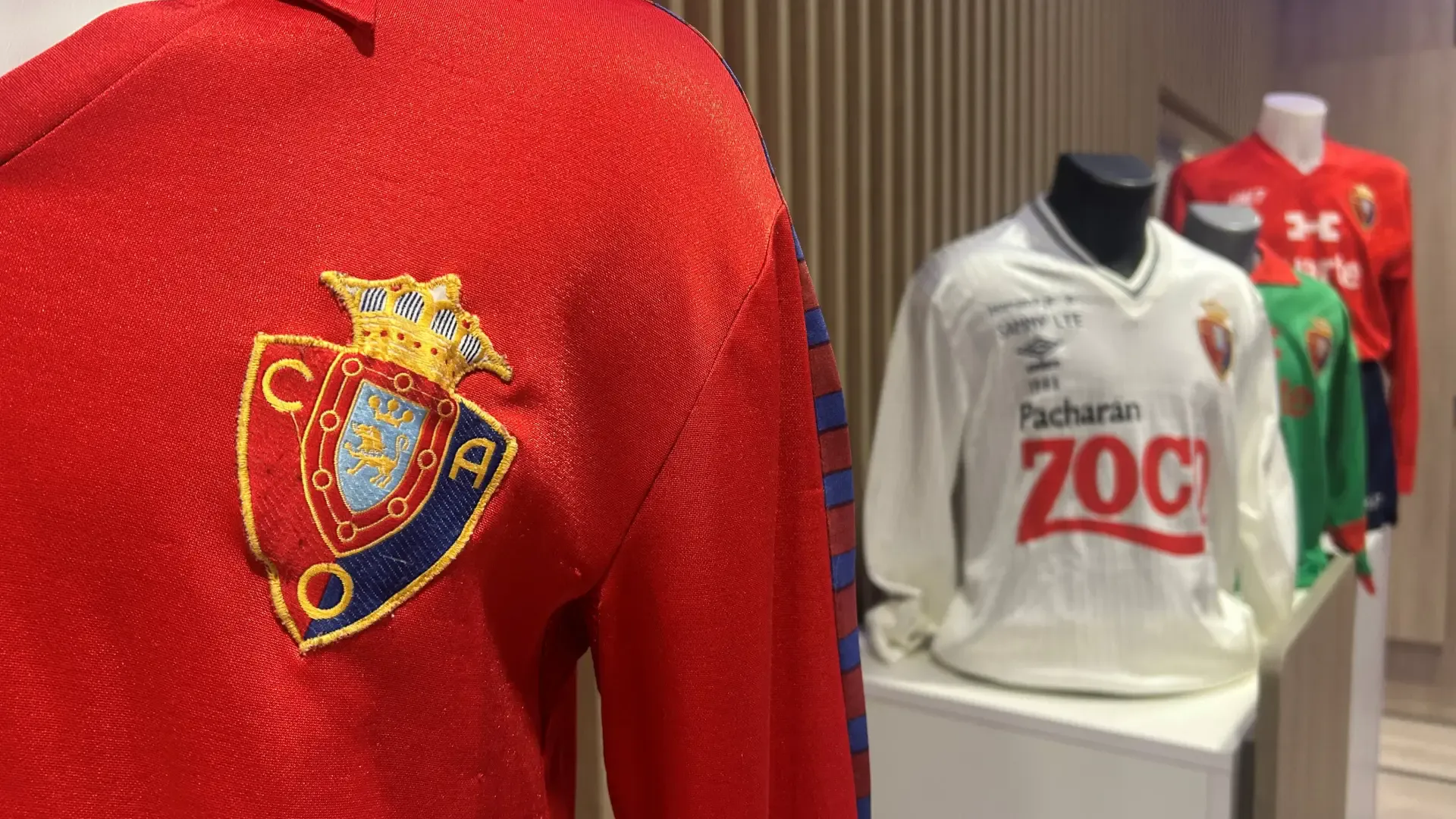 El tour de El Sadar albergará una exposición de camisetas retro durante Semana Santa