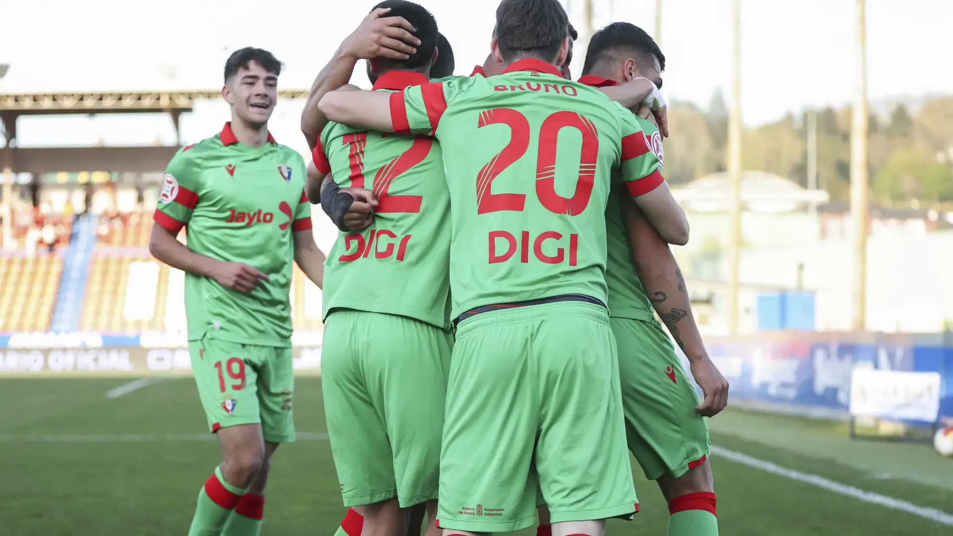 Un gol de Roberto Arroyo en el descuento le da la victoria a Osasuna Promesas en Lugo (0-1)
