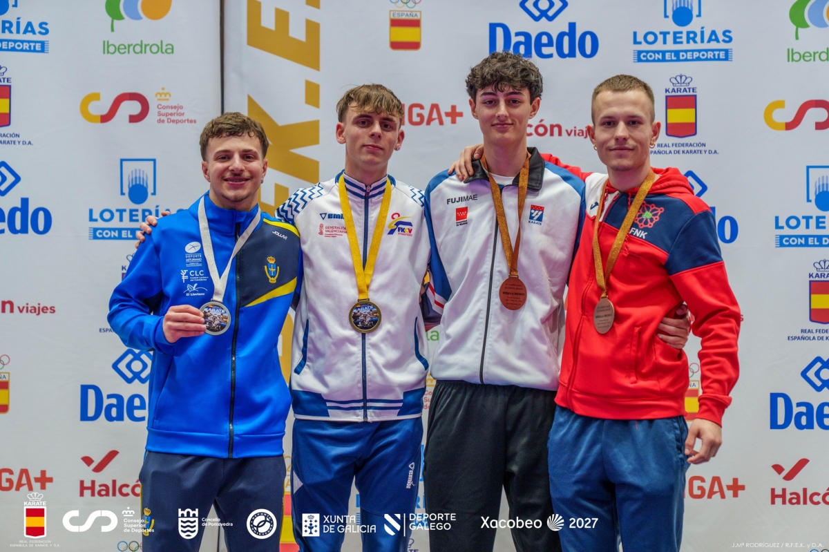 La historia detrás del bronce de Urko Primicia: el karateka de la Txantrea que ya mira a la élite mundial