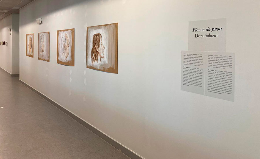 Dora Salazar presenta 'Piezas de paso' en el edificio El Sario de la Universidad Pública de Navarra