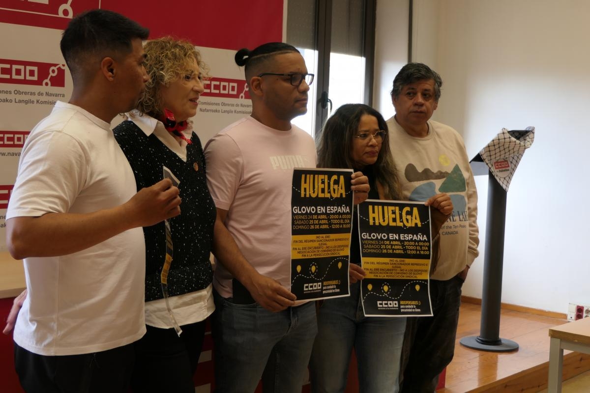 CCOO convoca la primera huelga estatal del sector del reparto a domicilio en España tras el anuncio de un ERE en Glovo