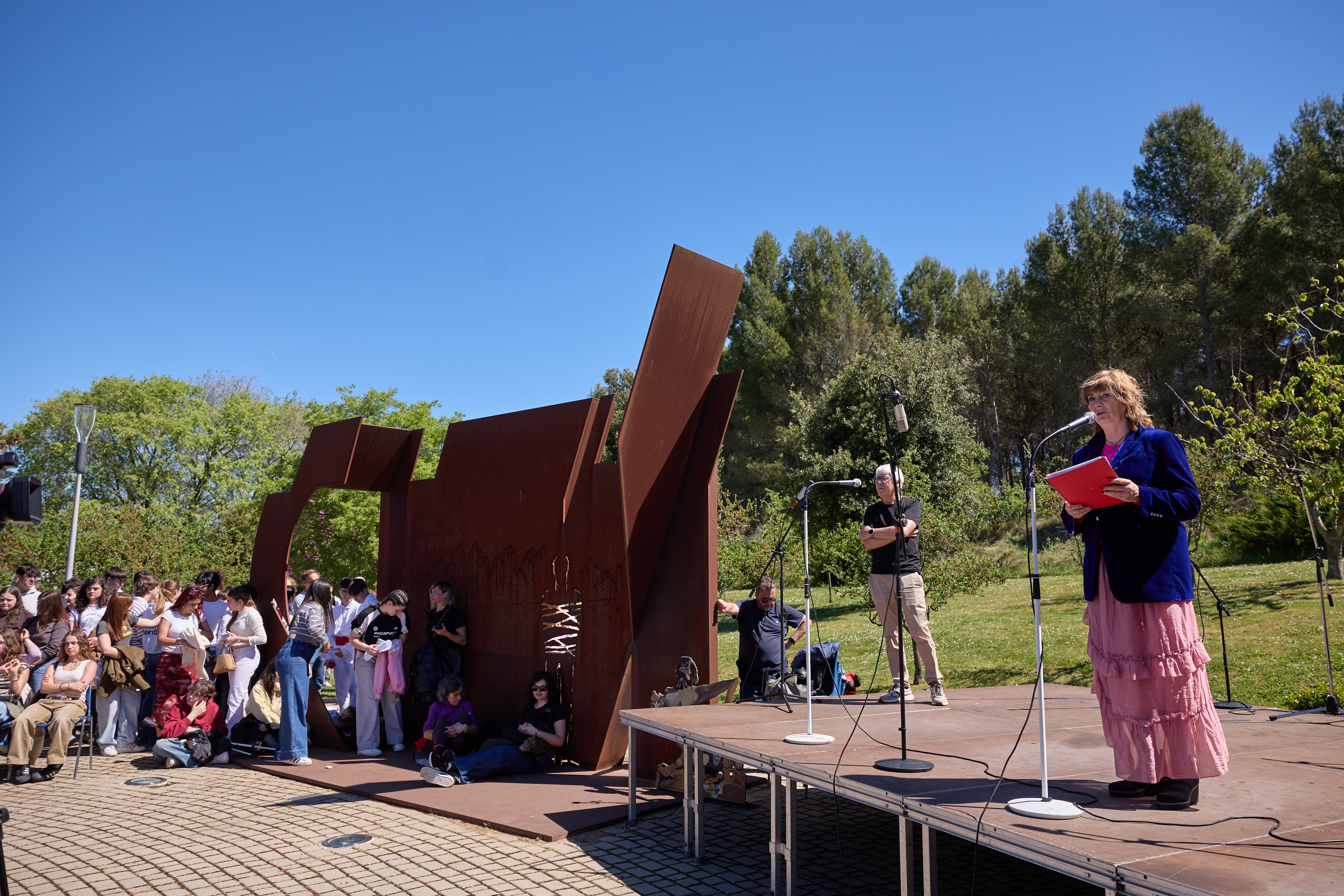  Ollo recuerda que el Parque de la Memoria de Sartaguda fue creado para acabar con el olvido de las víctimas de la represión franquista