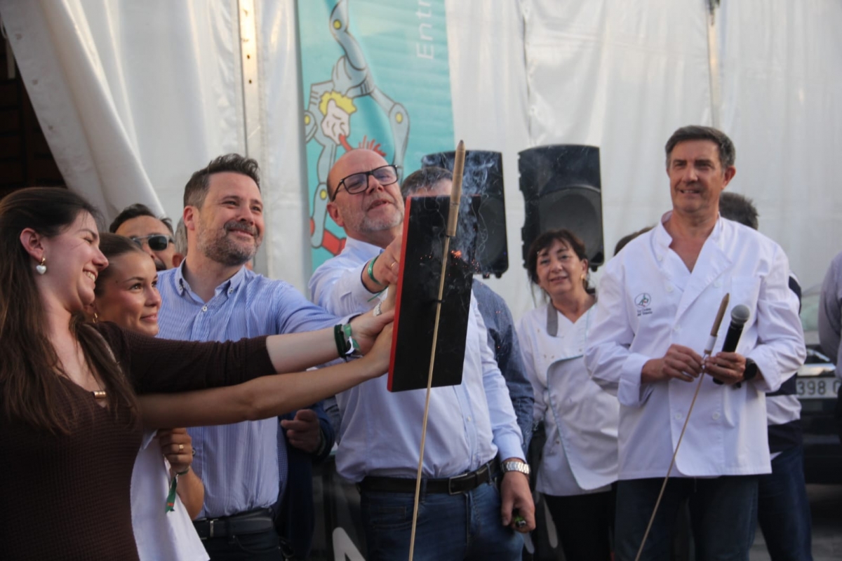 [GALERIA] Tudela abre con el cohete las XXXII Fiestas de la Verdura 