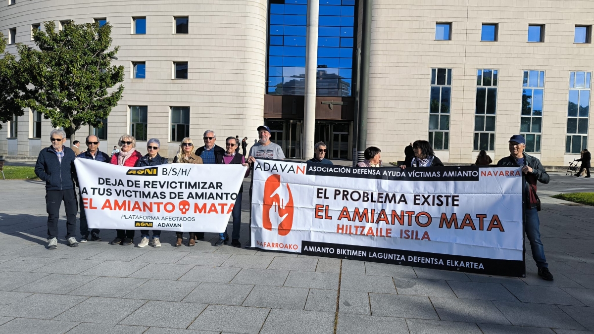 ADAVAN denuncia en el juicio por amianto “dilaciones injustificadas” y reclama una indemnización justa para una familia