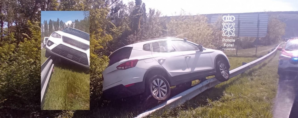 Cinco investigados por delitos viales y 28 accidentes con dos heridos, balance de Policía Foral en Navarra