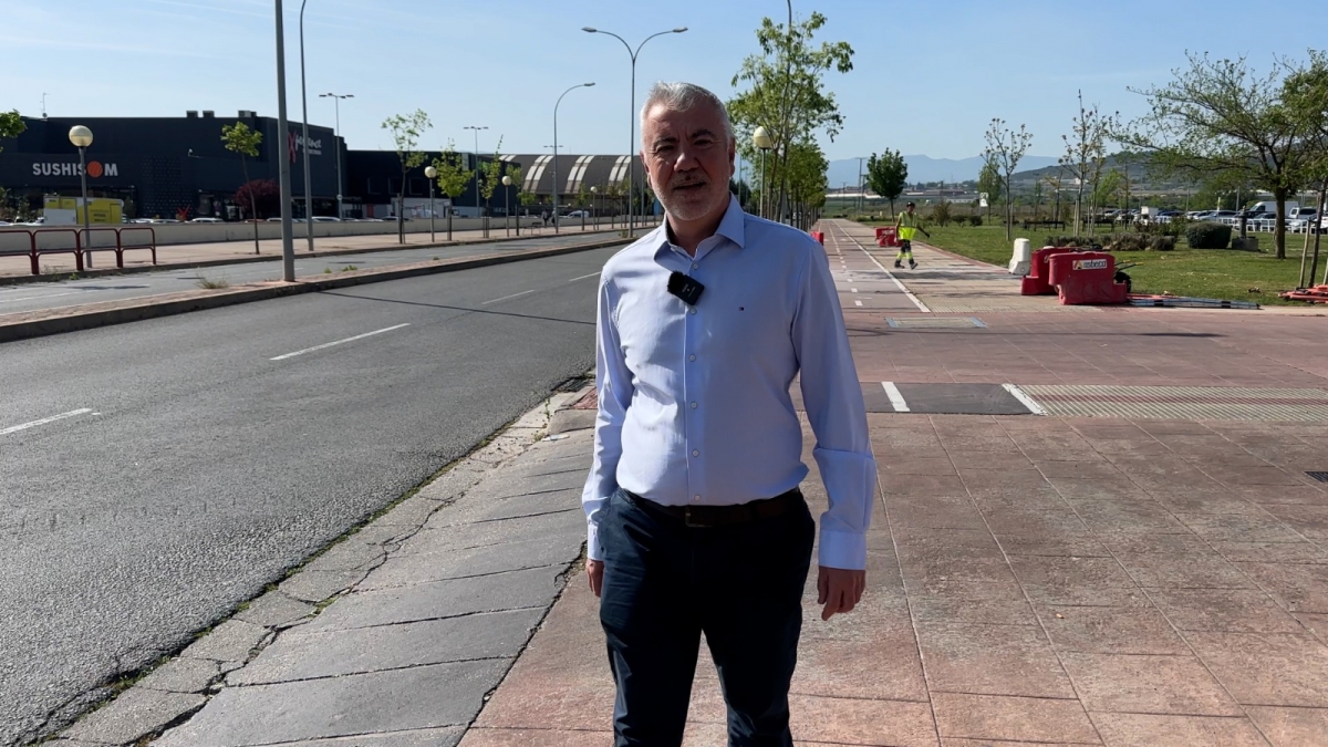 El Ayuntamiento de Logroño eleva el paso de peatones de Prado Viejo para mejorar la seguridad vial