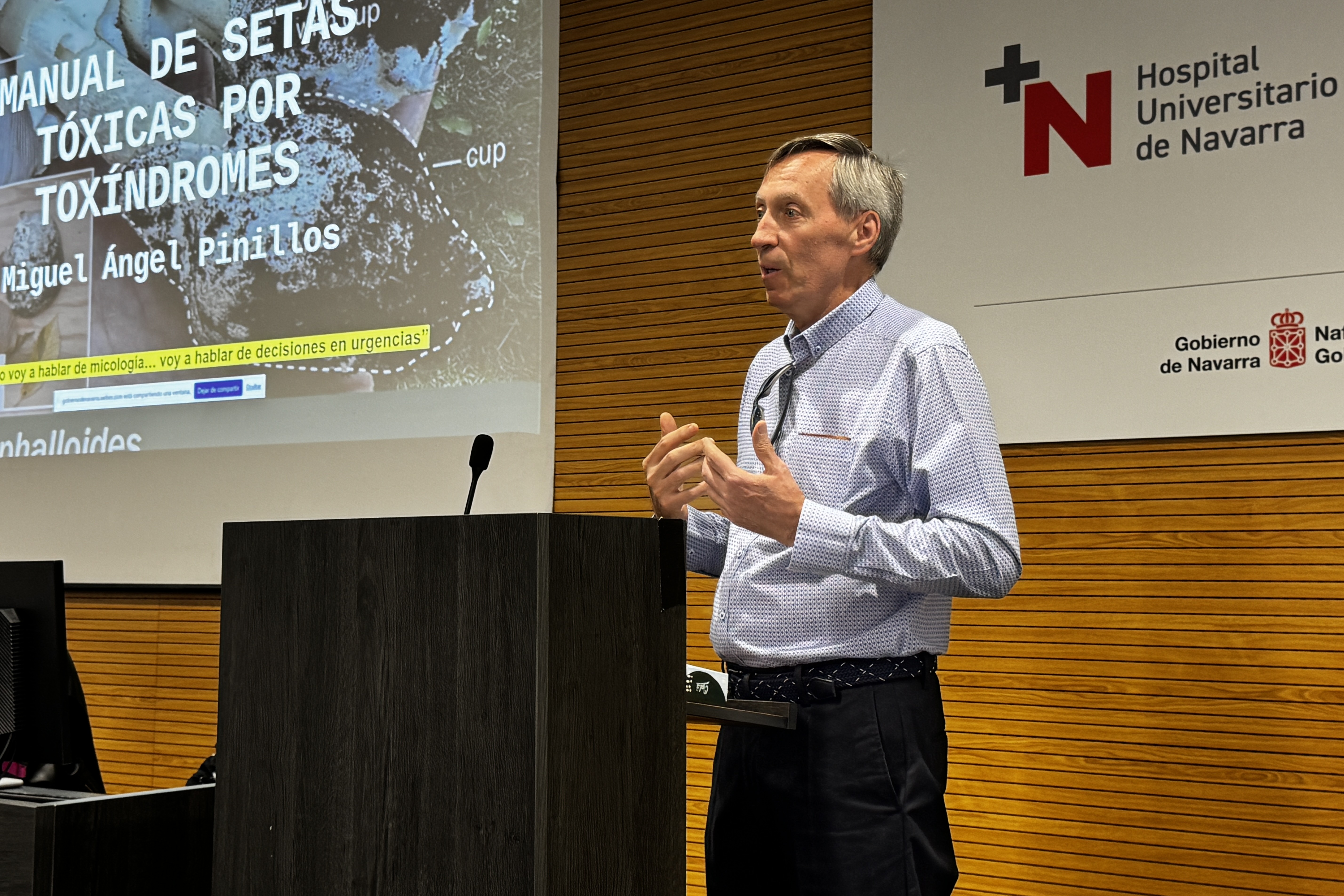 En la imagen, el consultor senior en toxicología del Hospital Universitario de Navarra / Nafarroako Ospitale Unibertsitarioa (HUN/NOU) Miguel Ángel Pinillos - 