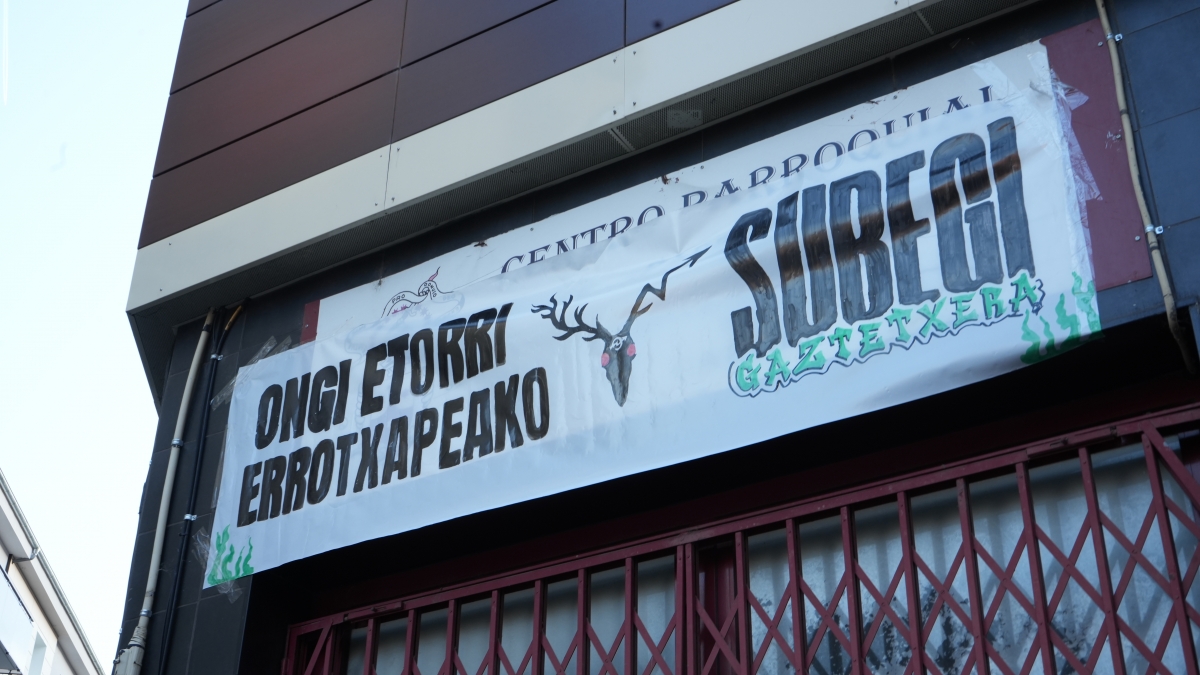 Cuatro detenidos en el Subegi Gaztetxea de la Rotxapea horas después de su apertura