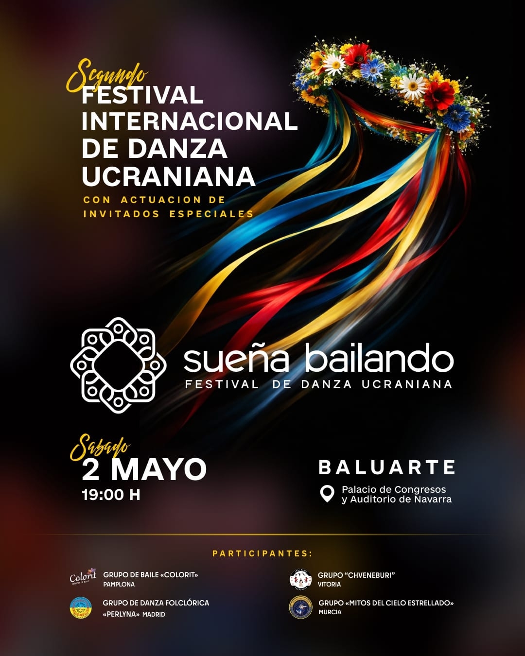 Baluarte acoge el sábado un festival de danza ucraniana con subasta de un piano pintado por niños refugiados
