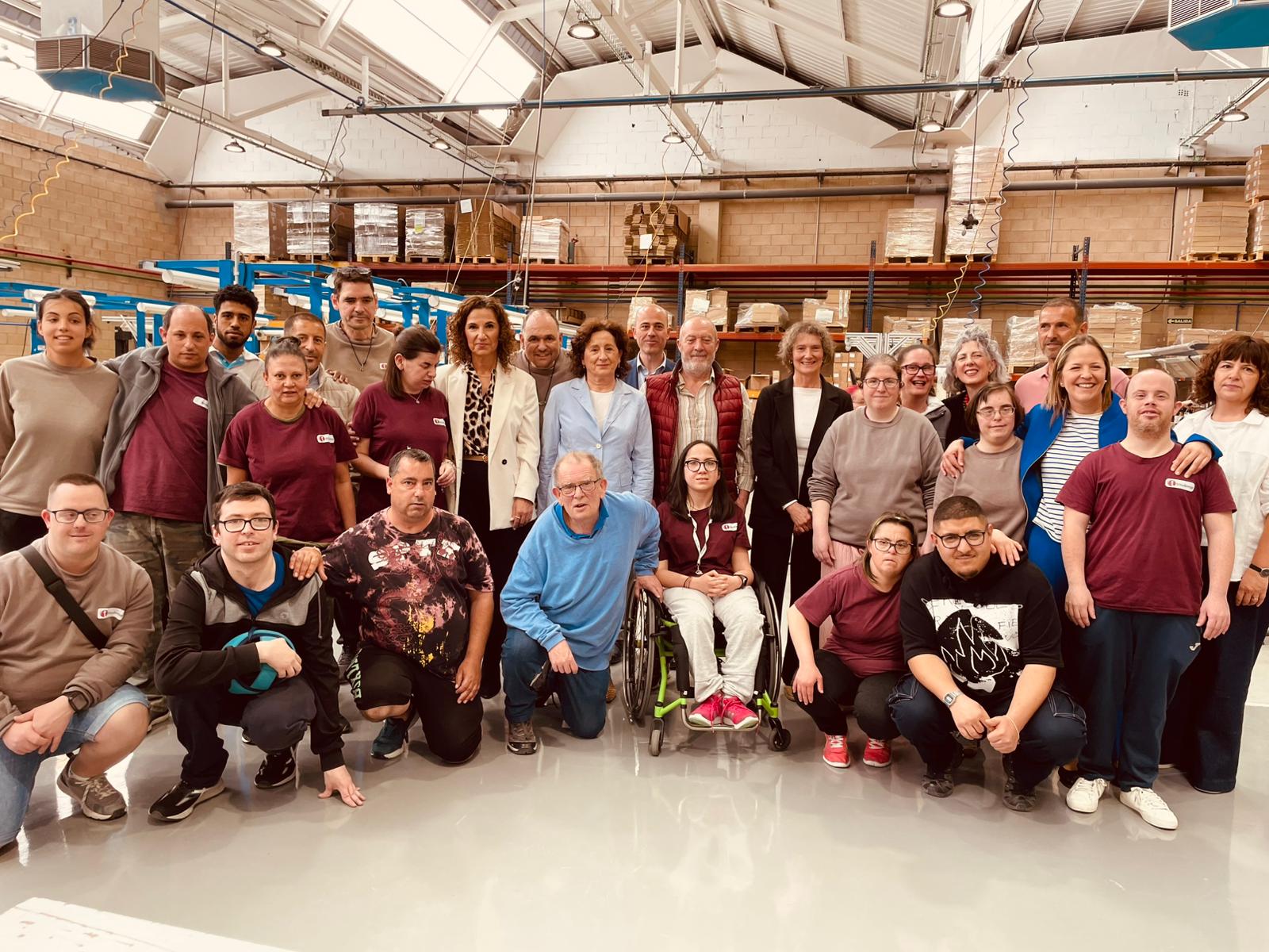 La consejera Maeztu visita la reforma del centro de Tasubinsa de San Adrián, con 92 personas usuarias 