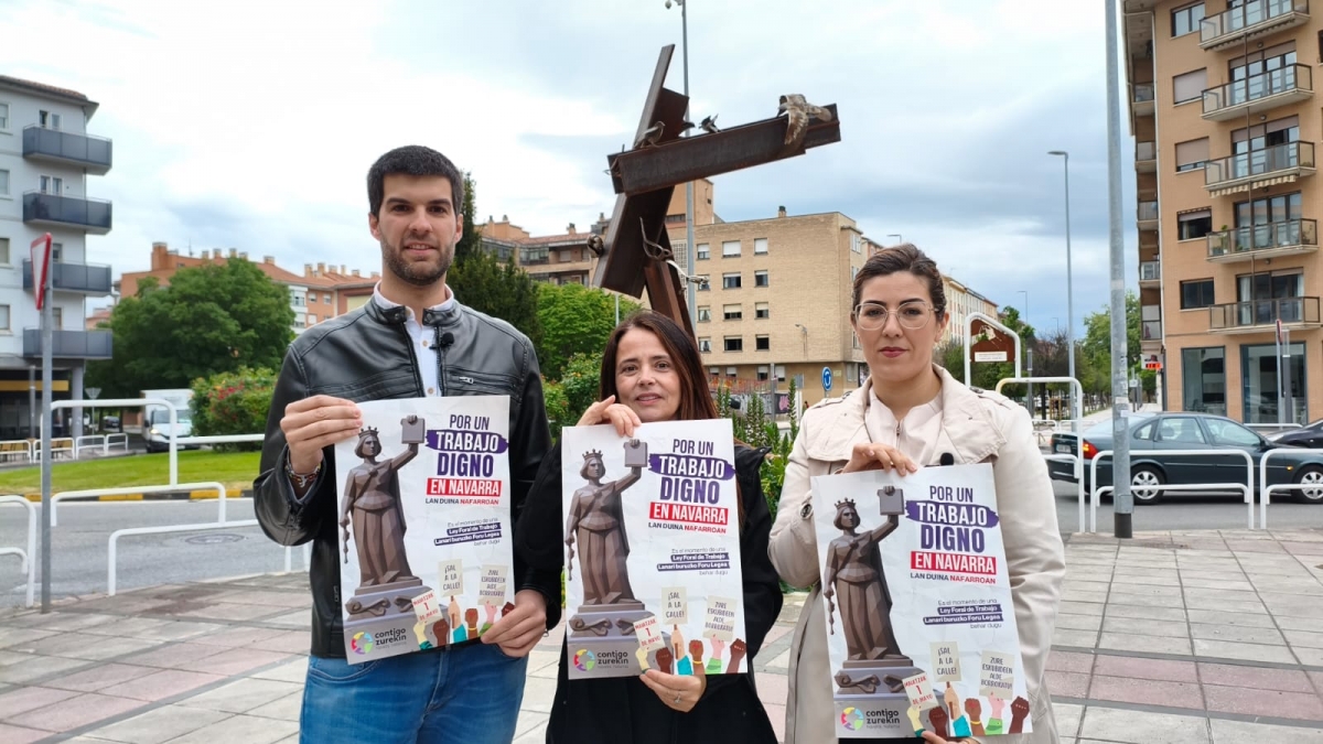 Contigo-Zurekin propone una Ley Foral de Trabajo para blindar los derechos laborales en Navarra