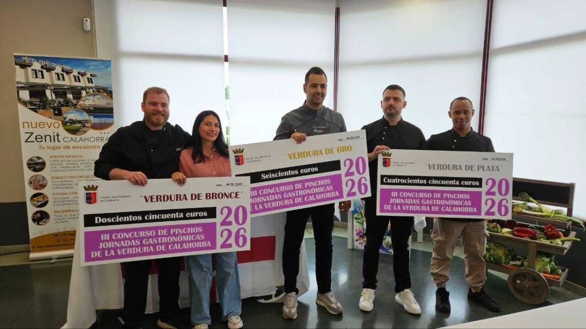El chef José Ignacio Gordo logra su tercera Verdura de Oro en el Concurso de Pinchos de Calahorra