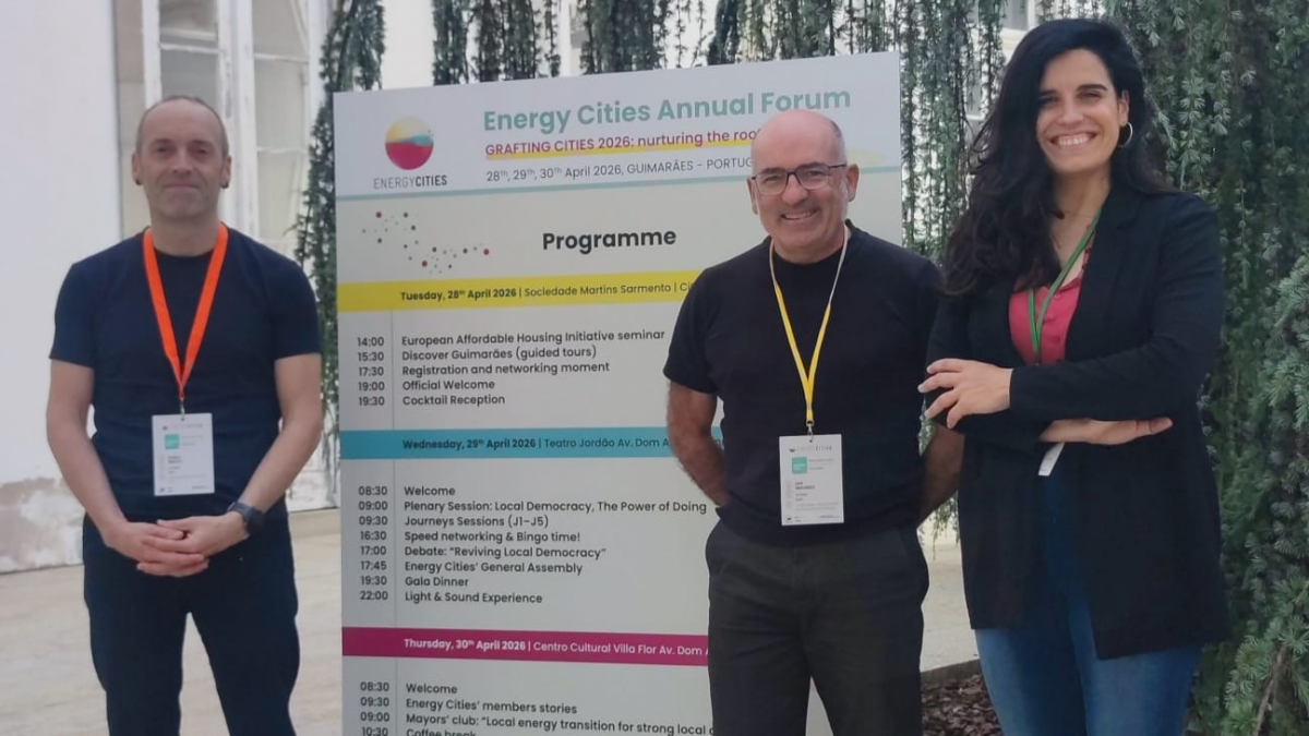 Pamplona comparte sus buenas prácticas en sostenibilidad en el Energy Cities Annual Forum, celebrado en Guimarães