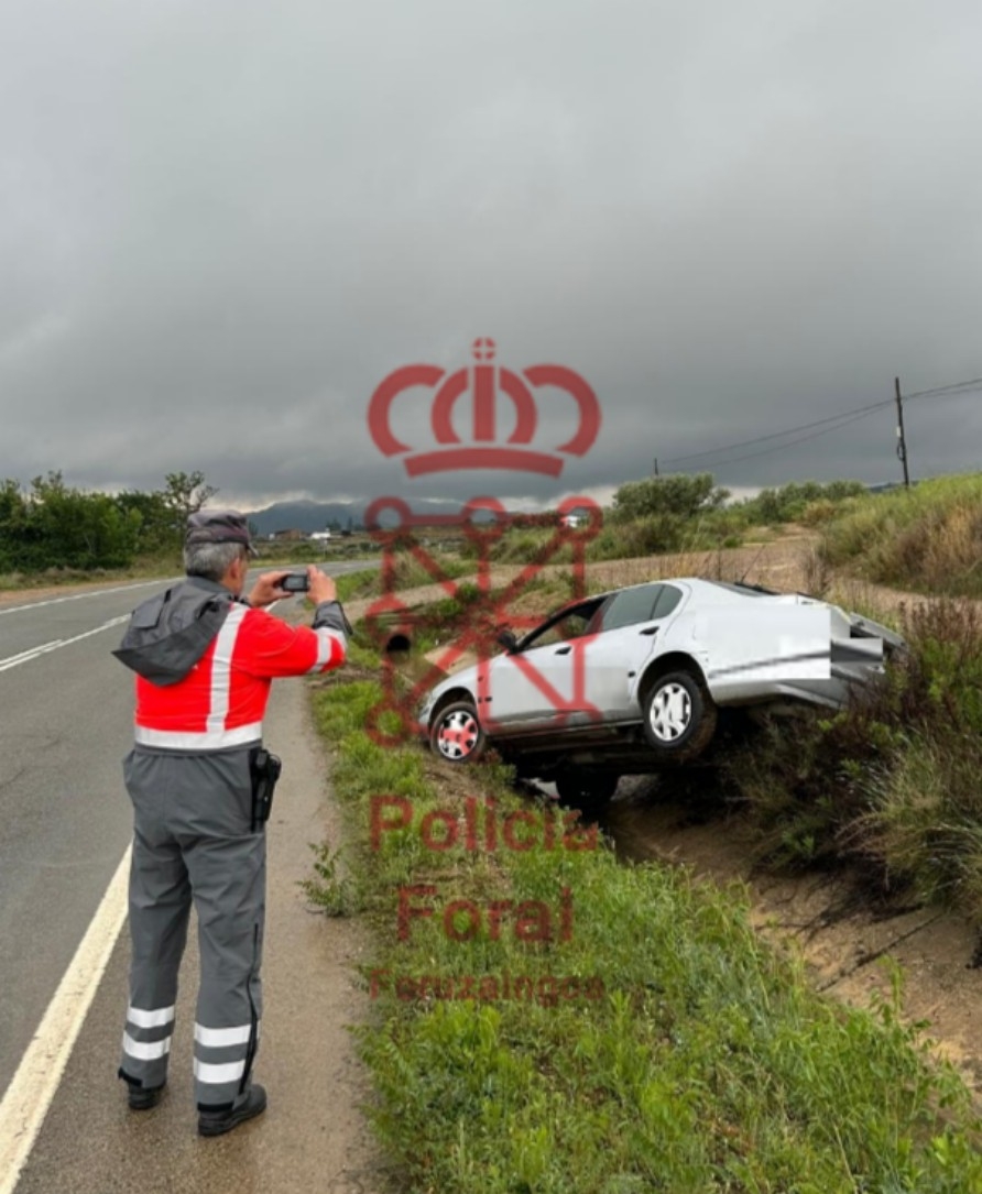 El puente de mayo deja 47 accidentes, 9 heridos y 8 investigados por delitos de tráfico en Navarra