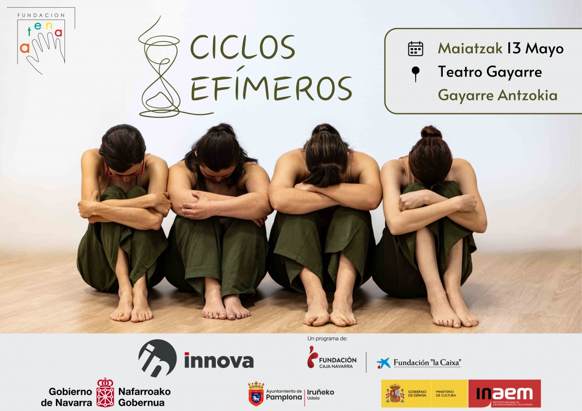 17 artistas con discapacidad intelectual estrenan 'Ciclos efímeros' en el Gayarre el 13 de mayo