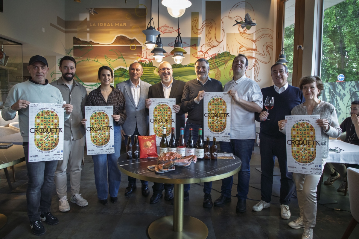 102 bares de Navarra se suman a la IX Semana de la Croqueta, que arranca el viernes 8 de mayo