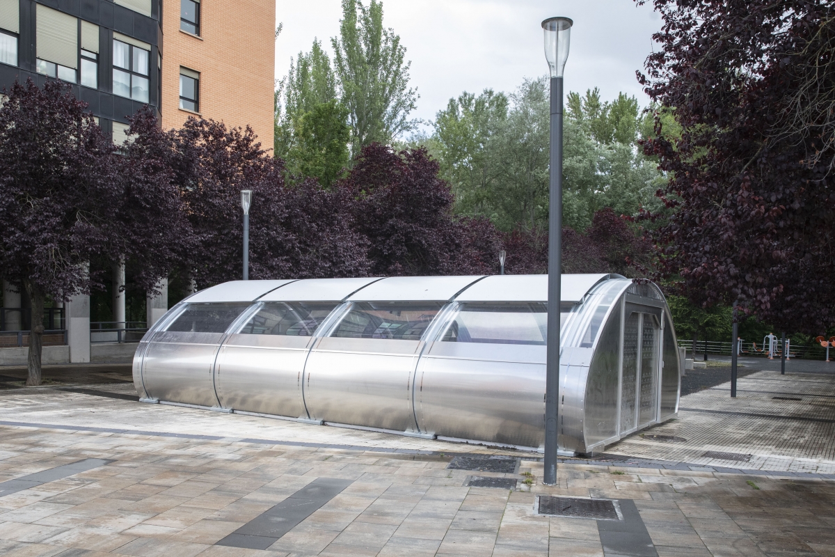 Pamplona abre el plazo para solicitar plaza en los nuevos aparcamientos vecinales de bicicletas de Rochapea y San Jorge