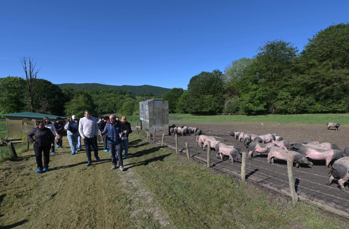 Veinte alumnos del Basque Culinary Center recorren Navarra durante dos días para conocer sus productos agroalimentarios 