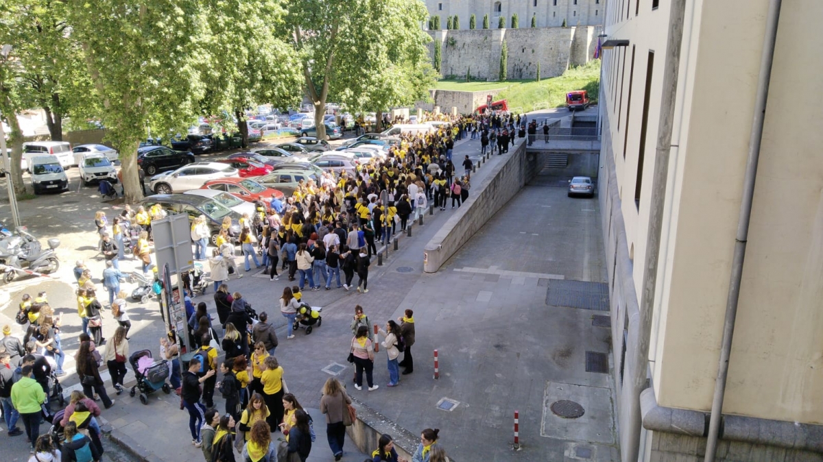 Las trabajadoras del 0-3 secundan una huelga en Navarra bajo el lema 
