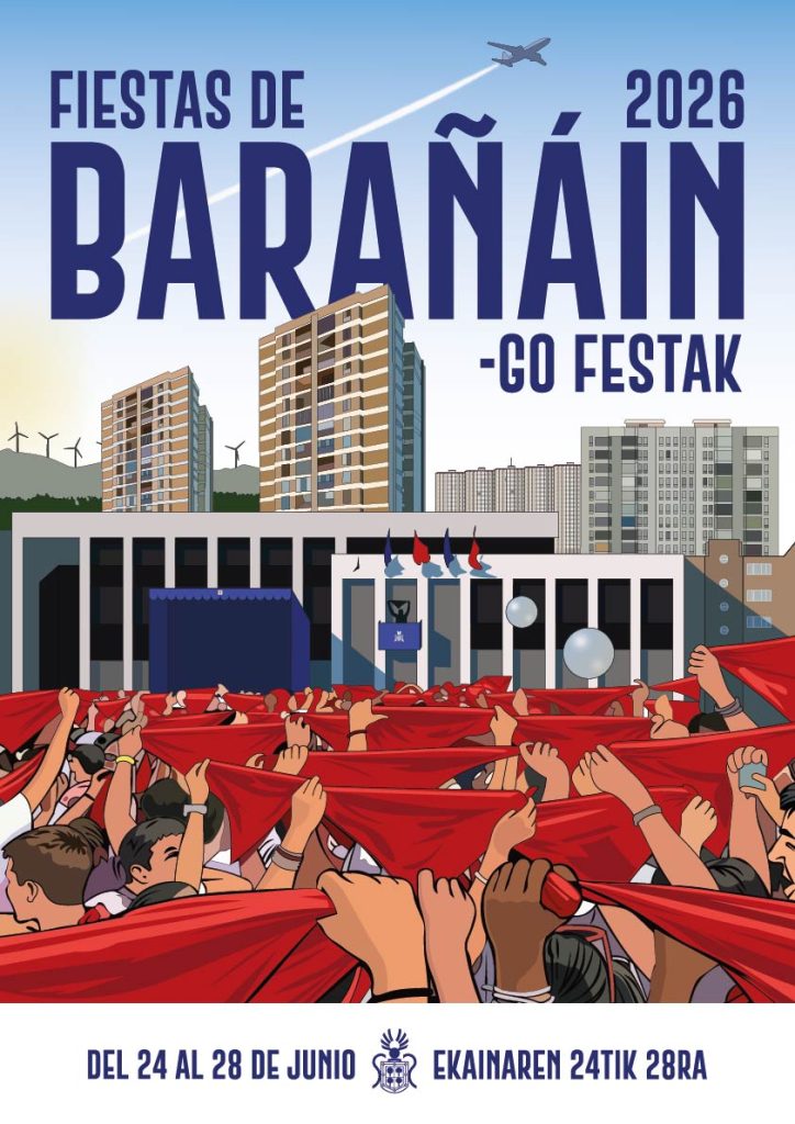 Barañáin ya tiene su programa de fiestas listo: cinco días de música, vaquillas, bertsos y fuegos artificiales