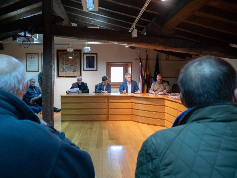 San Vicente de la Sonsierra inicia la reconstrucción de su patrimonio tras el derrumbe de la ladera