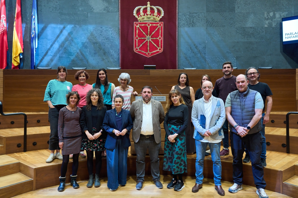 El Parlamento de Navarra presenta los nueve proyectos de Educación al Desarrollo financiados en 2024